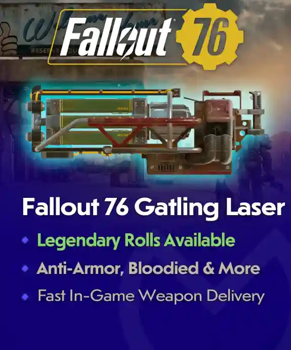 Buy Fallout 76 Gatling Laser