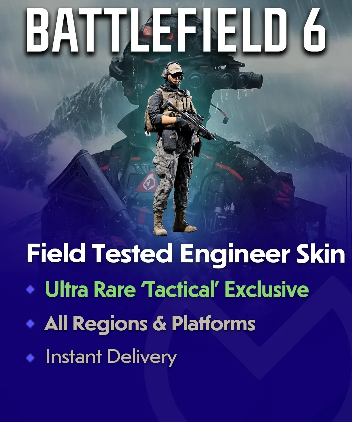 Battlefield 6 Field Tested Engineer Skin Codes For Sale