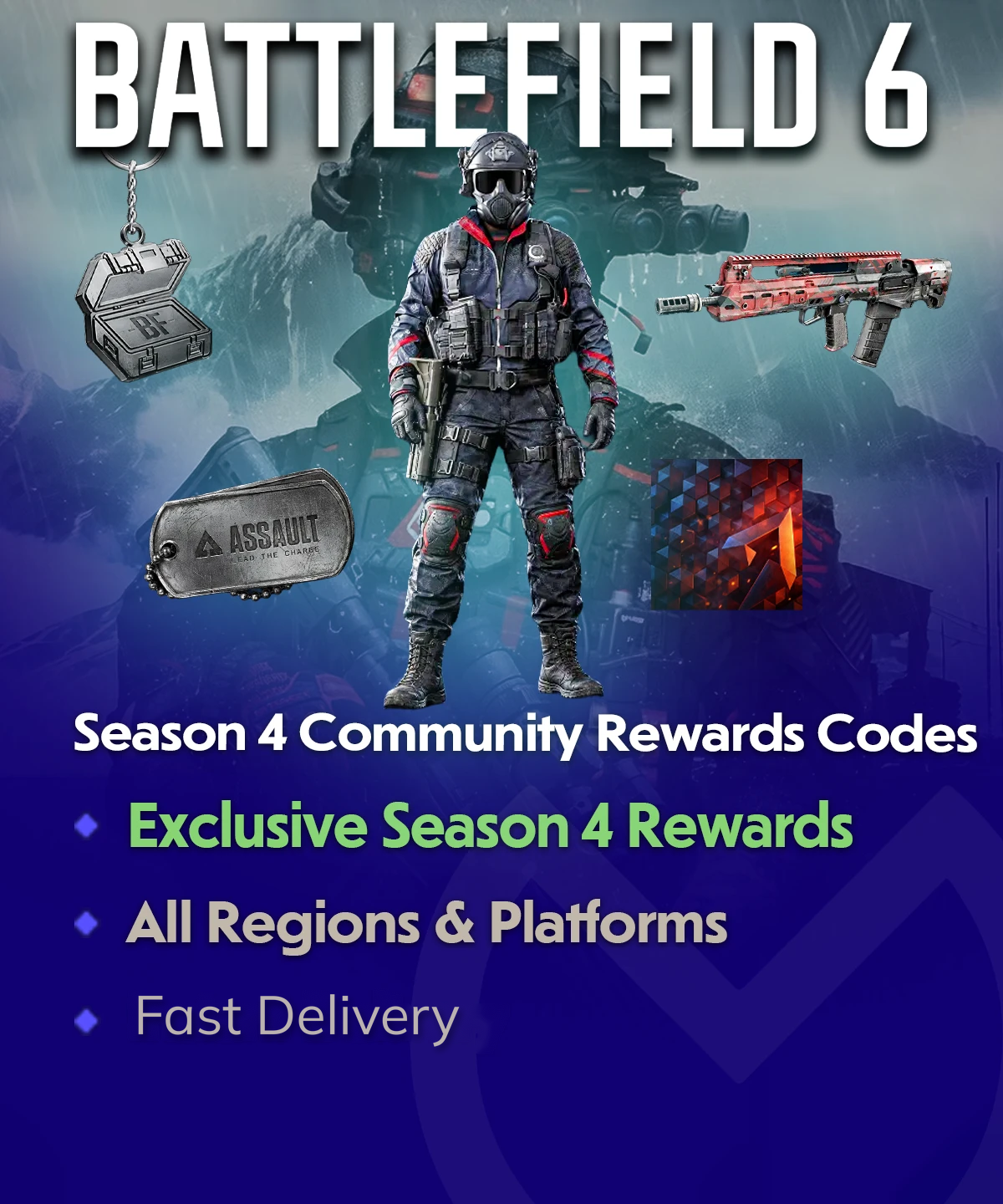 Battlefield 6 Season 4 Community Rewards Codes