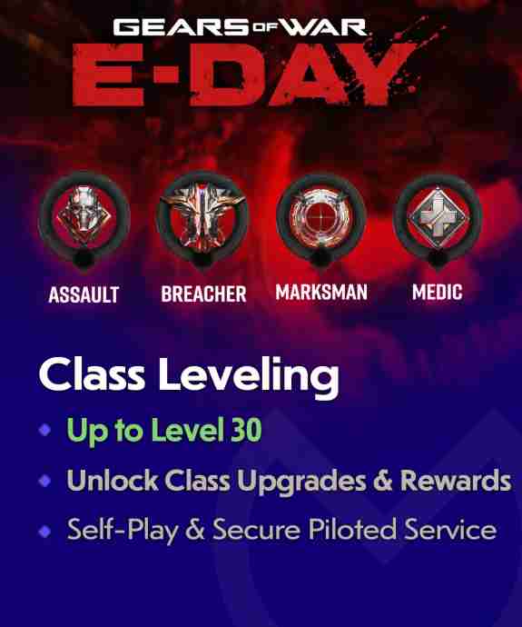 Gears of War E-Day Class Level Boost (1)