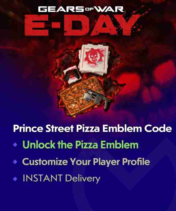 Gears of War E-Day Prince Street Pizza Emblem Code