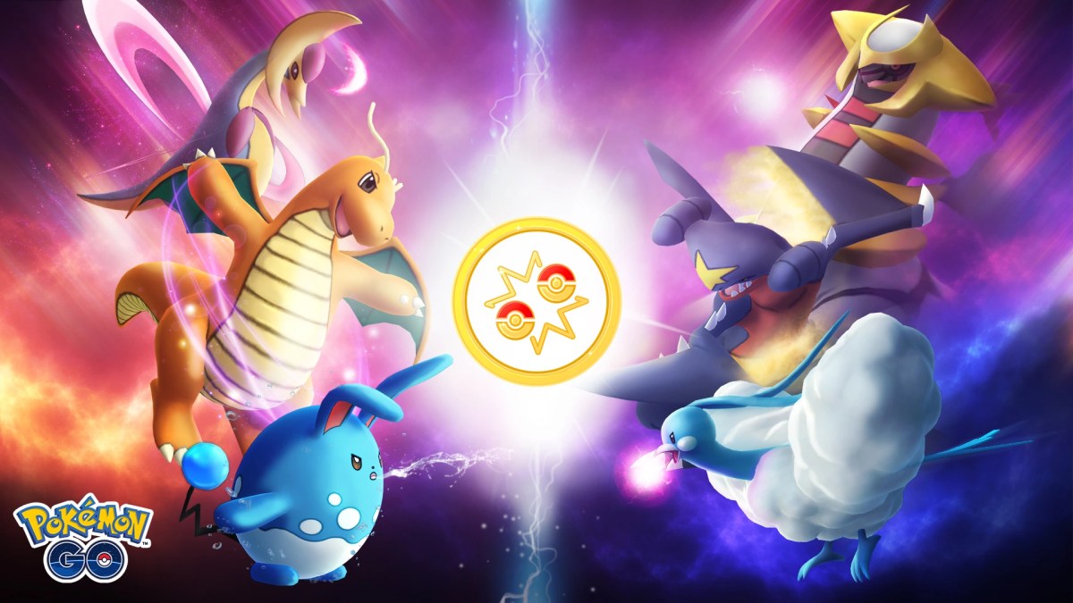 Popular GO Battle League Pokémon facing off in a Trainer Battle showing key Pokemon GO PvP vs PvE lineup choices.